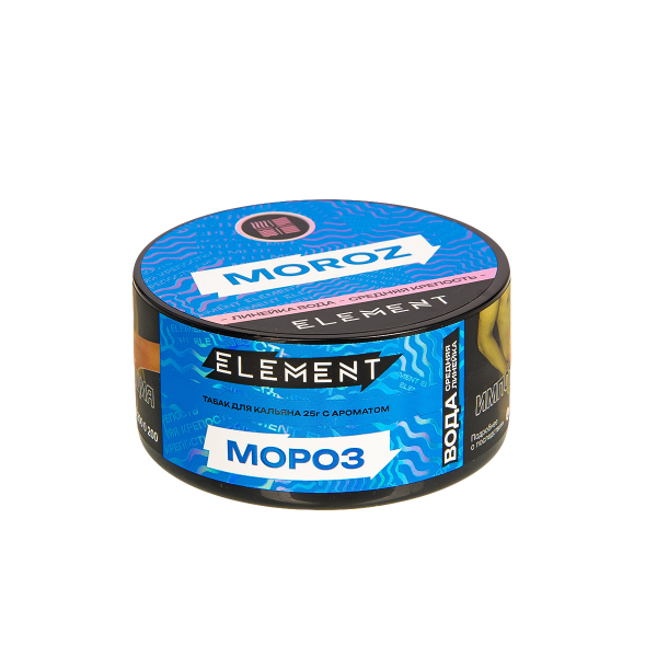 Табак Element Вода Moroz New  25 грамм в Санкт-Петербурге
