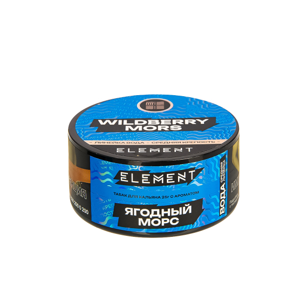 Табак Element Вода Wildberry Mors New  25 грамм в Санкт-Петербурге
