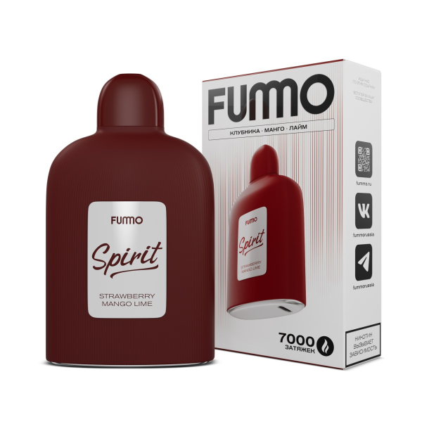 Электронка Fummo Spirit Клубника Манго Лайм  в Санкт-Петербурге