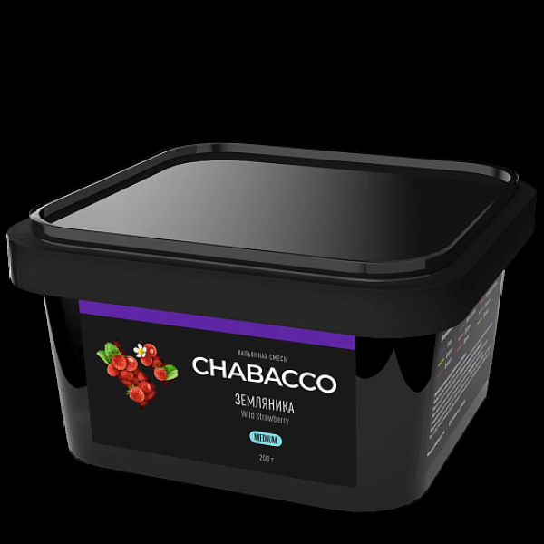Смесь Chabacco Wild Strawberry    Medium 200 гр в Санкт-Петербурге