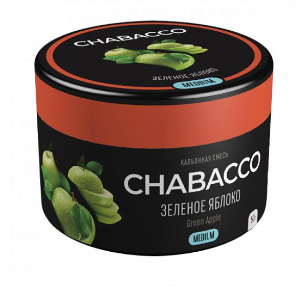 Смесь Chabacco Green Apple    Medium 50 гр в Санкт-Петербурге