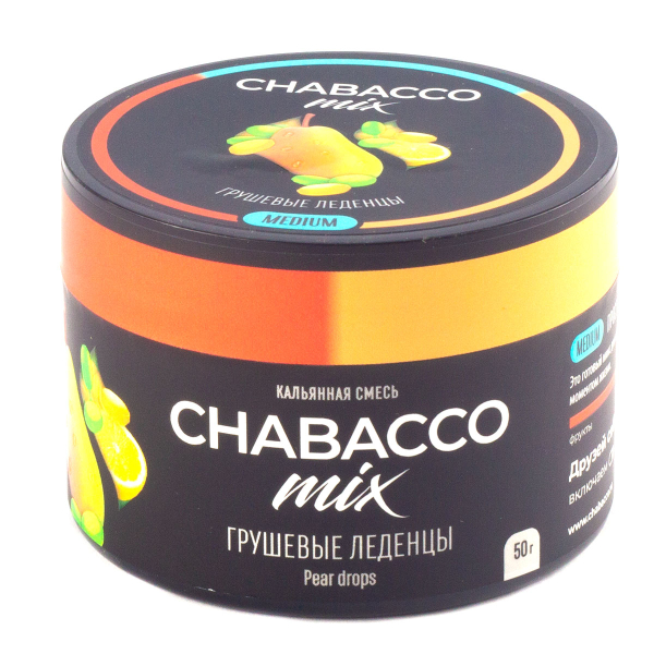 Смесь Chabacco Mix Pear Drops   Medium 50 гр в Санкт-Петербурге