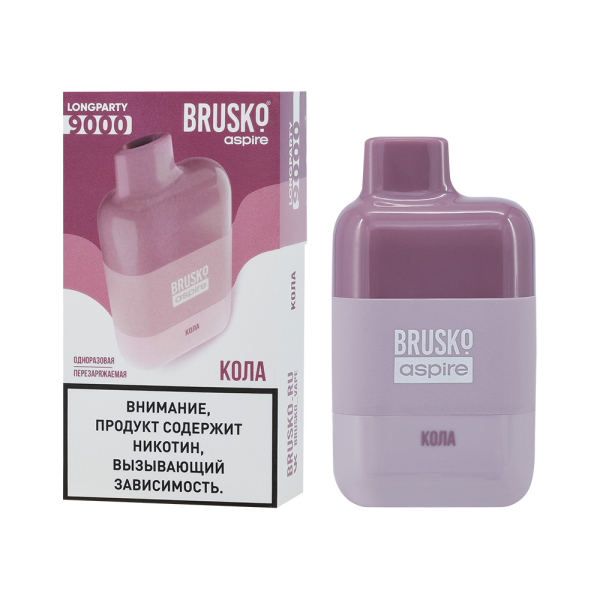 Электронка Brusko Longparty Кола (9000 Затяжек) в Санкт-Петербурге