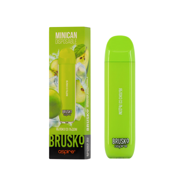 Электронка Brusko Minican Яблоко Со Льдом (1500 Затяжек) в Санкт-Петербурге