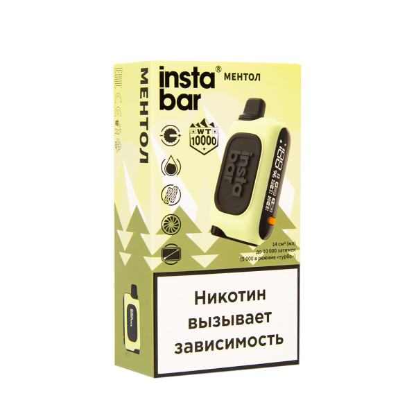 Электронка Plonq Instabar Ментол (10000 Затяжек) 20 Мг в Санкт-Петербурге