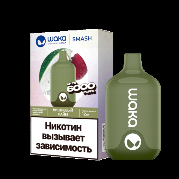 Электронка Waka Вишнёвый Лайм (6000 Затяжек) в Санкт-Петербурге