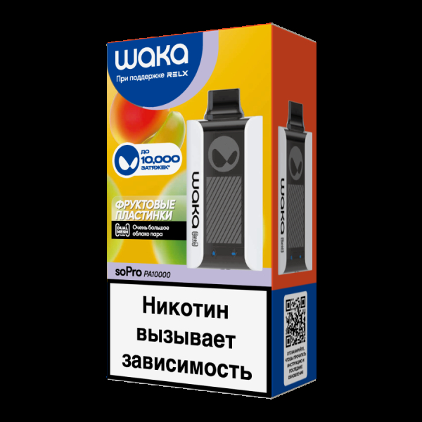 Электронка Waka Фруктовые Пластинки(10000 Затяжек) в Санкт-Петербурге