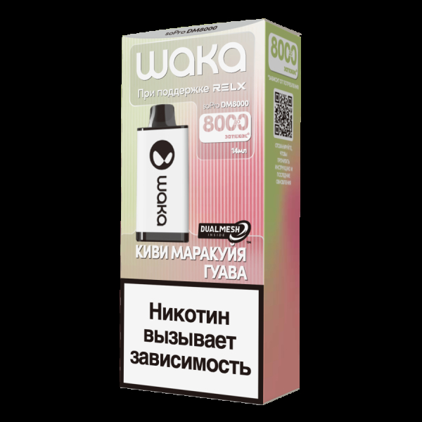 Электронка Waka Киви Маракуйя Гуава (8000 Затяжек) в Санкт-Петербурге