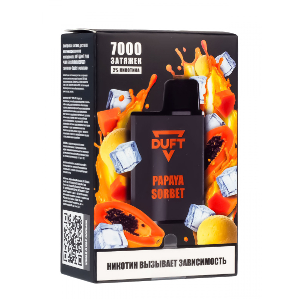 Электронка Duft Papaya Sorbet (7000 Затяжек) в Санкт-Петербурге
