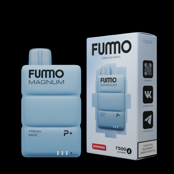 Электронка Fummo Magnum Свежая Мята (7500 Затяжек) в Санкт-Петербурге