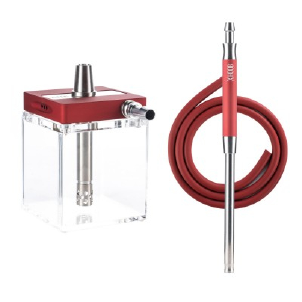 Кальян Hoob Subatom Wine Red Stainless Steel в Санкт-Петербурге
