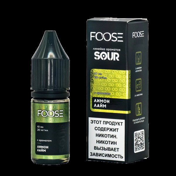 Жидкость Foose Sour Лимон Лайм 10 Мл в Санкт-Петербурге