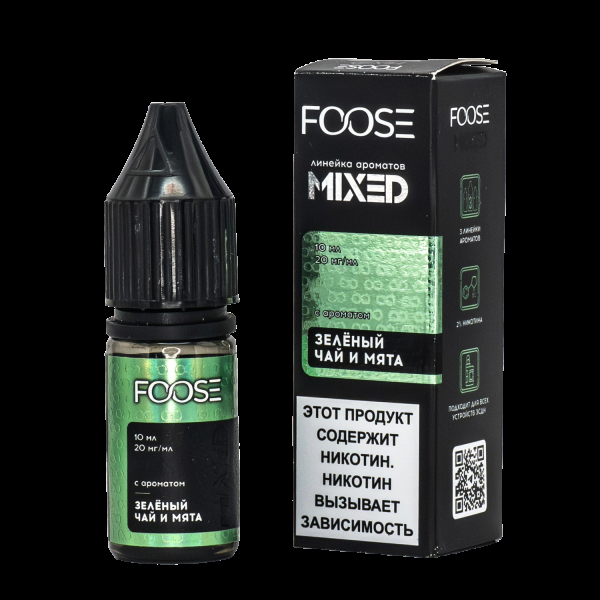 Жидкость Foose Mixed Зеленый Чай И Мята 10 Мл в Санкт-Петербурге