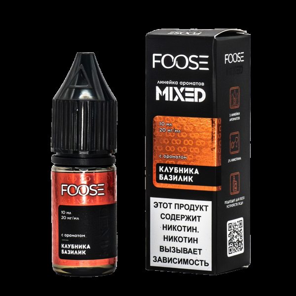 Жидкость Foose Mixed Клубника Базилик 10 Мл в Санкт-Петербурге