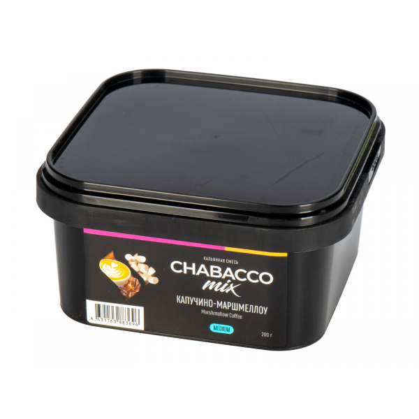 Смесь Chabacco Mix Medium Cappuccino Marshmallow  200 гр в Санкт-Петербурге