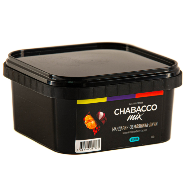 Смесь Chabacco Mix Medium Tangerine Strawberry Lychee  200 гр в Санкт-Петербурге