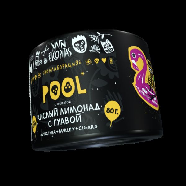 Табак  Хулиган Pool (Кислый Лимонад С Гуавой)  80 грамм в Санкт-Петербурге