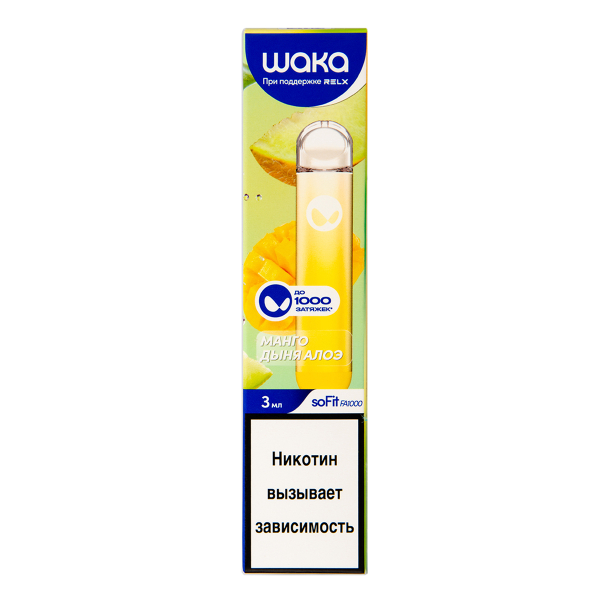 Электронка Waka Манго Дыня Алоэ (1000 Затяжек) в Санкт-Петербурге