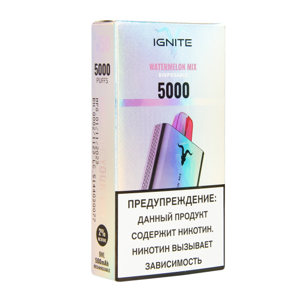 Электронка Ignite Strawberry Watermelon V50 (5000 Затяжек) в Санкт-Петербурге