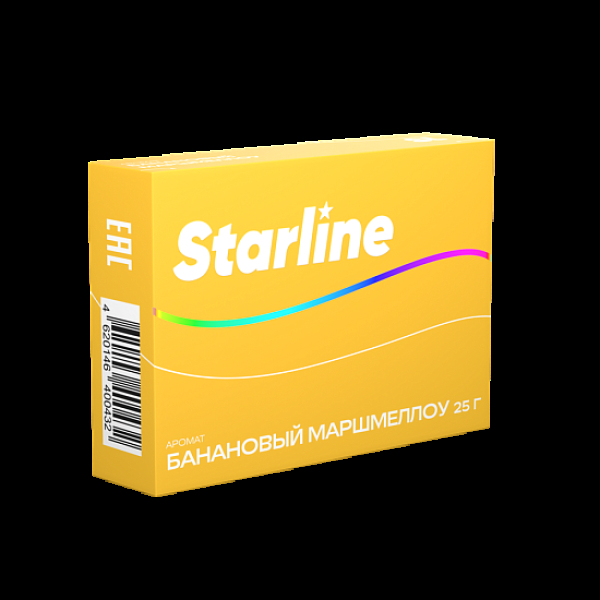 Табак Starline Банановый Маршмеллоу  25 грамм в Санкт-Петербурге