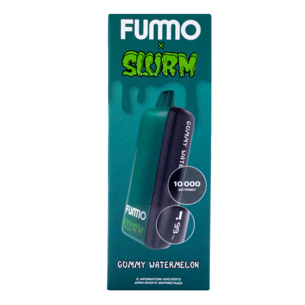 Электронка Fummo Indic Slurm Кислый Арбузный Мармелад (10 000 Затяжек) в Санкт-Петербурге