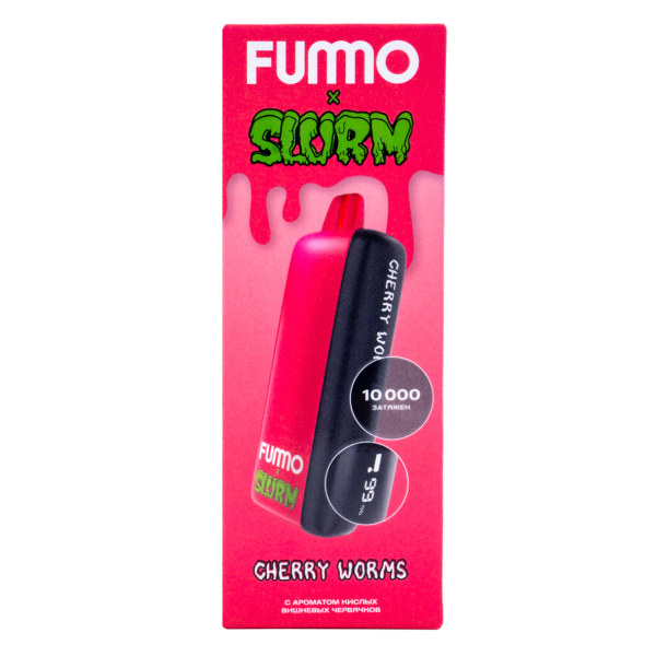 Электронка Fummo Indic Slurm Кислые Вишневые Червячки (10 000 Затяжек) в Санкт-Петербурге
