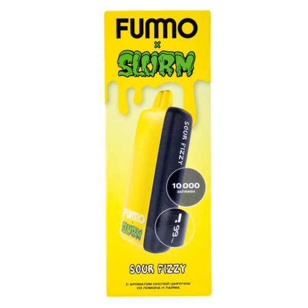 Электронка Fummo Indic Slurm Кислая Шипучка Из Лимона И Лайма (10 000 Затяжек) в Санкт-Петербурге
