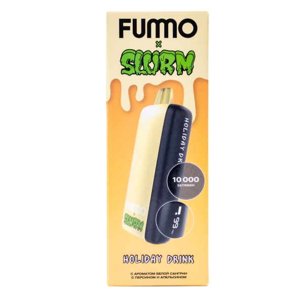 Электронка Fummo Indic Slurm Белая Сангрия С Персиком И Апельсином (10 000 Затяжек) в Санкт-Петербурге