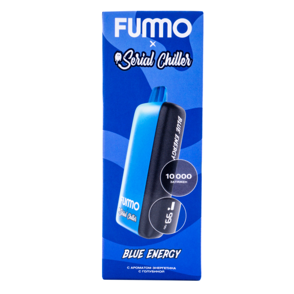 Электронка Fummo Indic Serial Chiller Энергетик С Голубикой (10 000 Затяжек) в Санкт-Петербурге