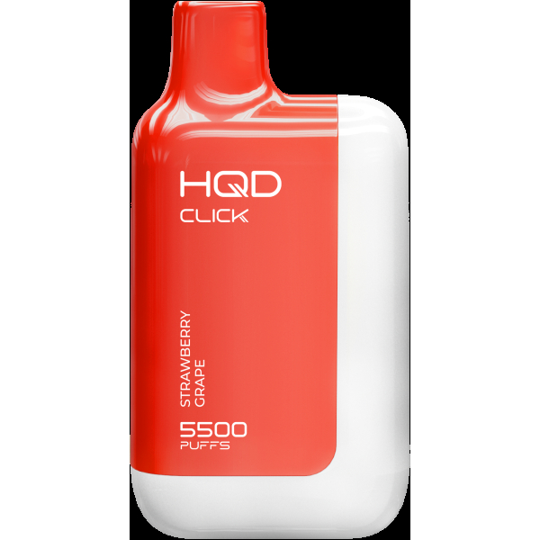 POD-система Hqd Click Устройство + Картридж Клубника Виноград (5500 Затяжек) в Санкт-Петербурге