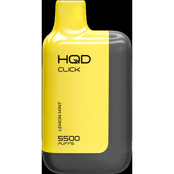 POD-система Hqd Click Устройство + Картридж Лимон Мята (5500 Затяжек) в Санкт-Петербурге