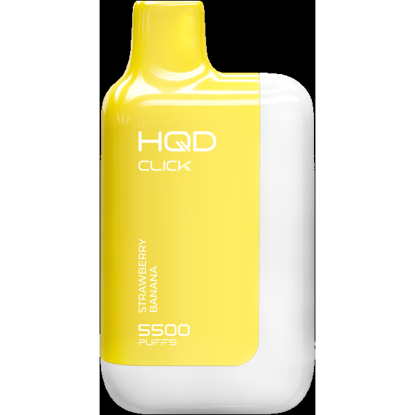 POD-система Hqd Click Устройство + Картридж Клубника Банан (5500 Затяжек) в Санкт-Петербурге