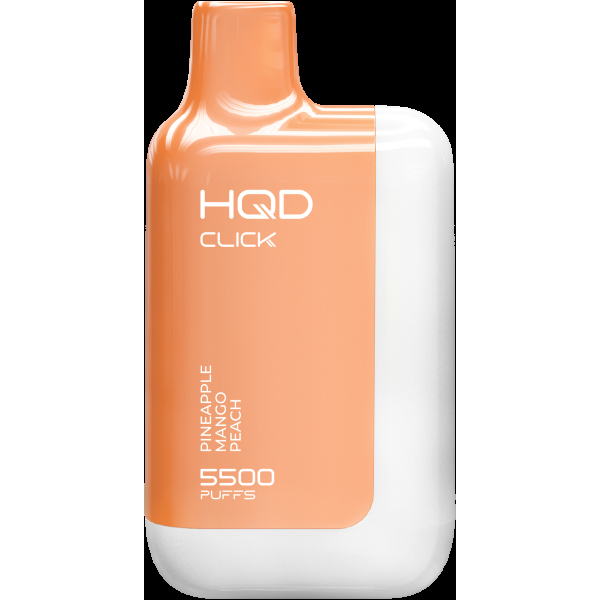 POD-система Hqd Click Устройство + Картридж Ананас Манго Персик (5500 Затяжек) в Санкт-Петербурге