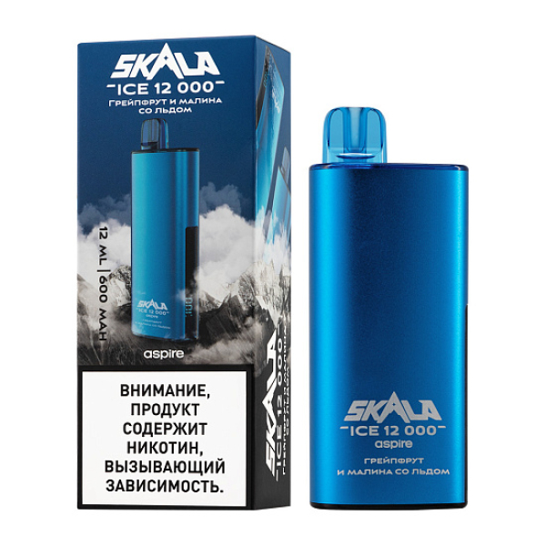 Электронка Skala Ice 12000 Грейпфрут И Малина Со Льдом в Санкт-Петербурге