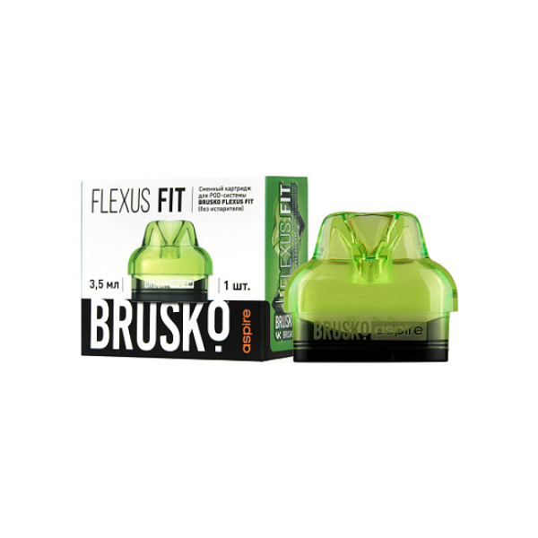 Сменный Картридж Brusko Flexus Fit (Зеленый) 3,5 Мл, Упак. 1 Шт в Санкт-Петербурге