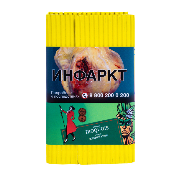 Табак Satyr Iroquois (Желтый Киви)  100 грамм в Санкт-Петербурге