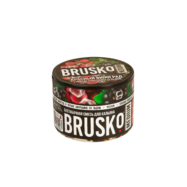 Смесь Brusko Medium Красный Виноград И Чёрная Смородина Со Льдом  50 гр в Санкт-Петербурге