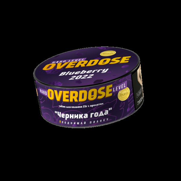 Табак Overdose Blueberry 2022  25 грамм в Санкт-Петербурге