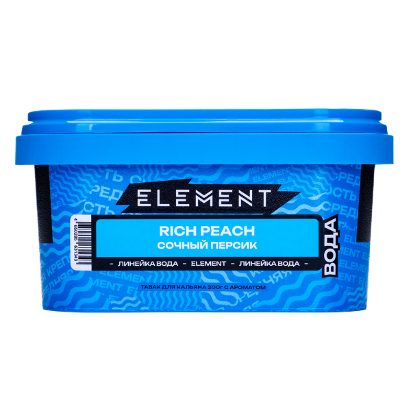 Табак Element Вода Rich Peach 200 грамм в Санкт-Петербурге