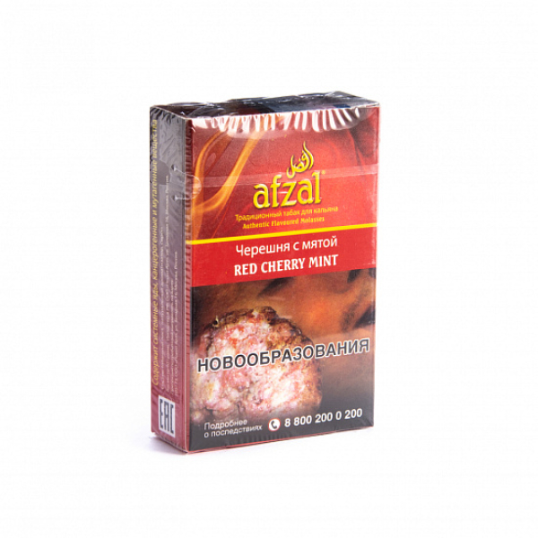 Табак Afzal Red Cherry Mint 40 грамм  в Санкт-Петербурге