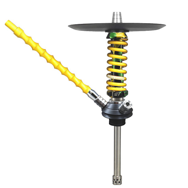 Кальян Mamay Customs Coilovers Micro Зелено Золотой Сплеш  в Санкт-Петербурге
