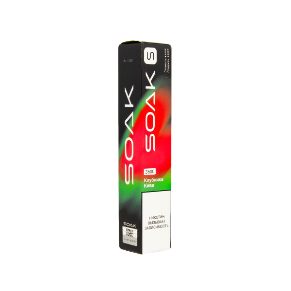 ЭСДН SOAK S Strawberry Kiwi 3500 тяг в Санкт-Петербурге