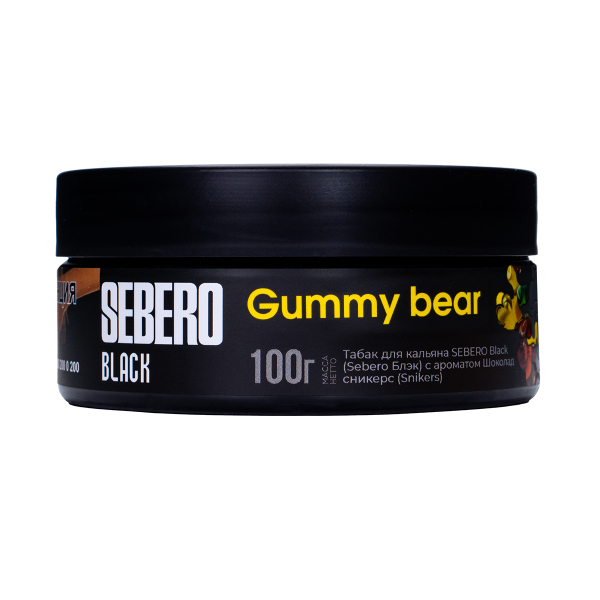 Табак Sebero Black Gummy Bear 100 грамм в Санкт-Петербурге