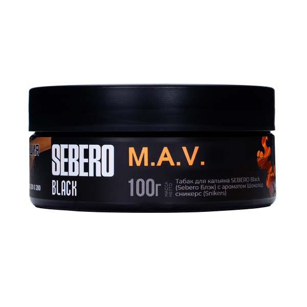 Табак Sebero Black M.a.v. 100 грамм в Санкт-Петербурге