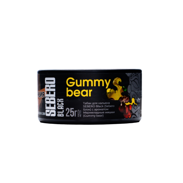 Табак Sebero Black Gummy Bear 25 грамм в Санкт-Петербурге