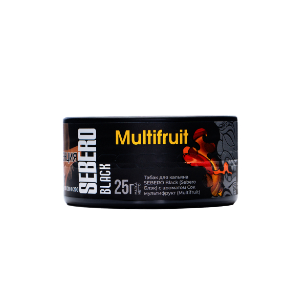 Табак Sebero Black Multifruit 25 грамм в Санкт-Петербурге