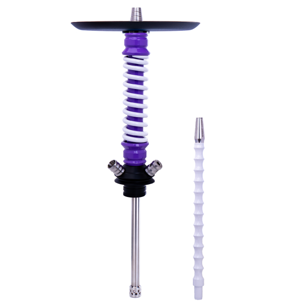 Кальян Mamay Customs Coilovers Mini Сиренево Белый в Санкт-Петербурге