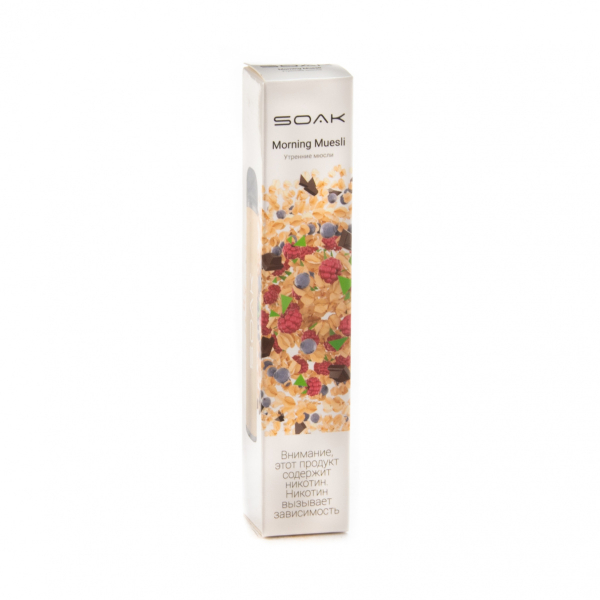 Электронная сигарета Soak X Morning Muesli 2200 в Санкт-Петербурге