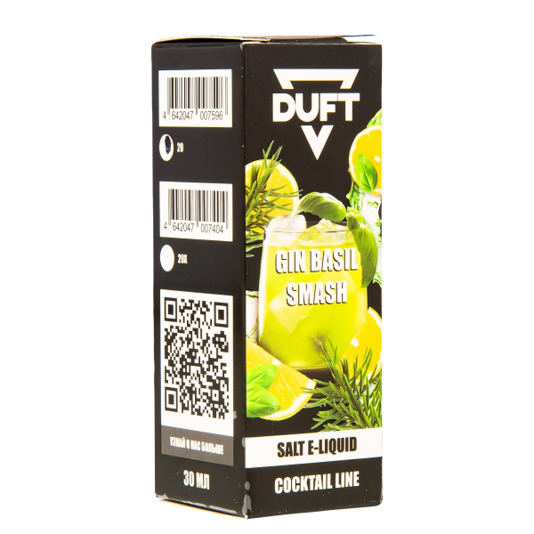 Жидкость Duft Cocktails Line Salt Gin Basil Smash 30 Мл в Санкт-Петербурге