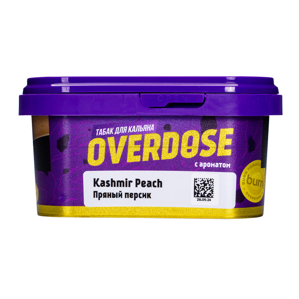 Табак Overdose Kashmir Peach 200 грамм в Санкт-Петербурге